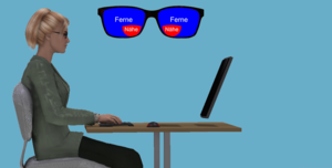 Richtige Monitorposition mit Bifokalbrille